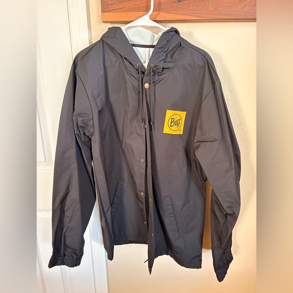 Buff Charcoal Hooded Jacket